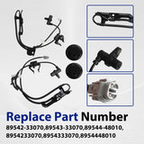 Set of 4Pcs Front Rear ABS Wheel Speed Sensor for Toyota Camry Avalon 89542-33070 – product image 6