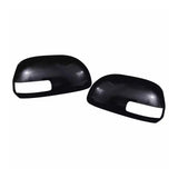 Side Mirror Cover Pair Black for 2006-2012 Toyota RAV4