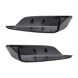 Side Mirror Cover Pair Gloss Black for 2016-2020 Chevrolet Malibu