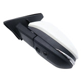 Side Mirror Pair with Camera and Blind Spot, Pearl White, for 2014-2023 Toyota 4Runner