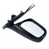Side Mirror Pair with Heat and Blind Spot, Black, for 2018-2020 Toyota Sienna