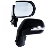 Side Mirror Pair with Heat, Memory, Signal and Puddle Light for 2013-2015 Lexus RX350, RX450h
