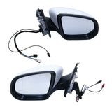 Side Mirror Pair with Power Fold, Heat and Blind Spot, White, for 2020-2026 Mercedes-Benz GLE