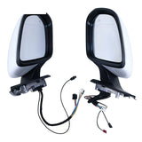Side Mirror Pair with Power Fold, Heat and Blind Spot, White, for 2020-2026 Mercedes-Benz GLE