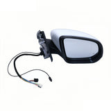Side Mirror Pair with Power Fold, Heat and Blind Spot, White, for 2020-2026 Mercedes-Benz GLE