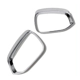 Side Mirror Rain Visor Chrome Pair for 2022-2024 Toyota Tundra