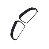 Side Mirror Rain Visor Pair Carbon Fiber Look for 2021-2024 Volkswagen Taos