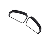 Side Mirror Rain Visor Pair Carbon Fiber Look for 2021-2024 Volkswagen Taos