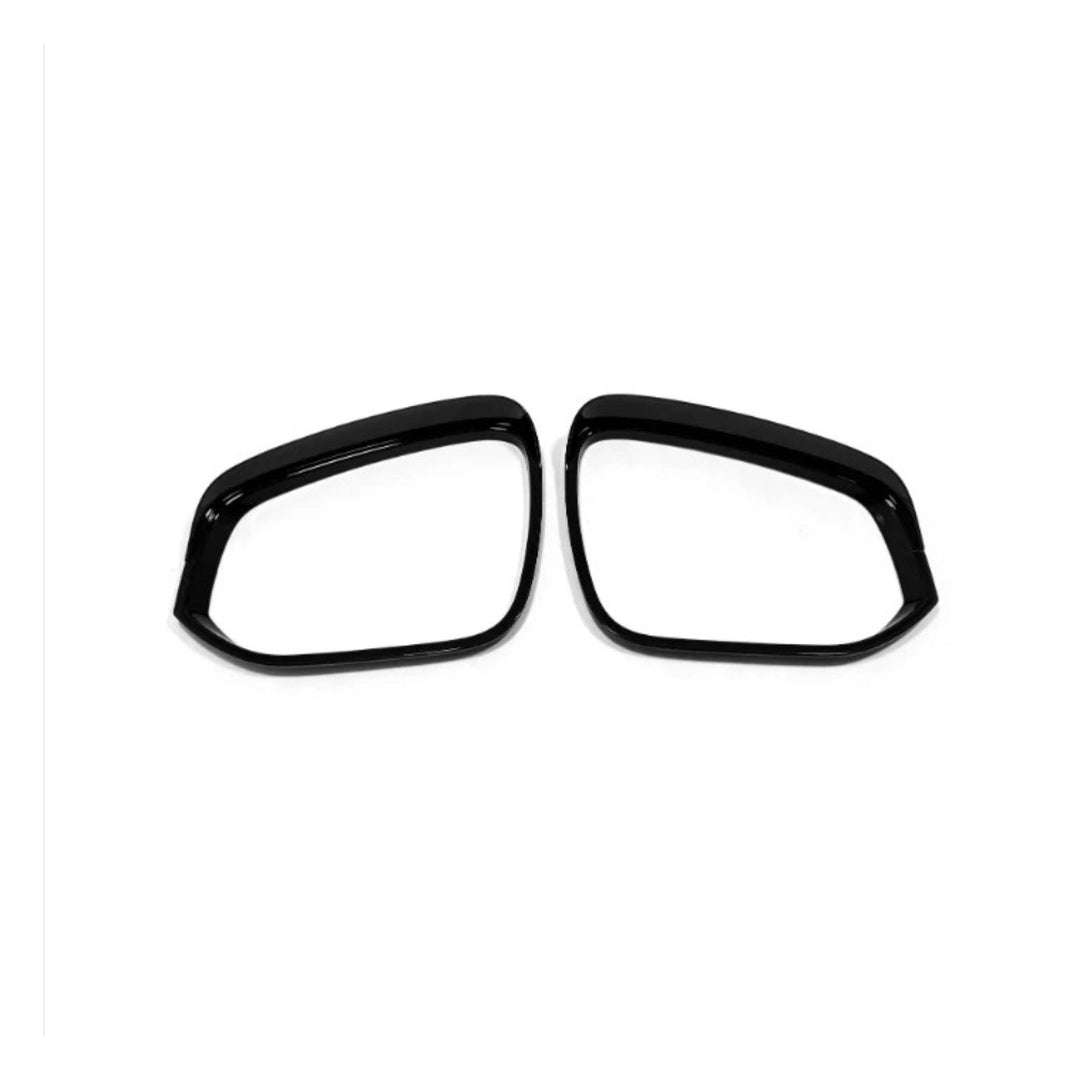 Side Mirror Rain Visor Pair Gloss Black for 2014-2024 Toyota 4Runner