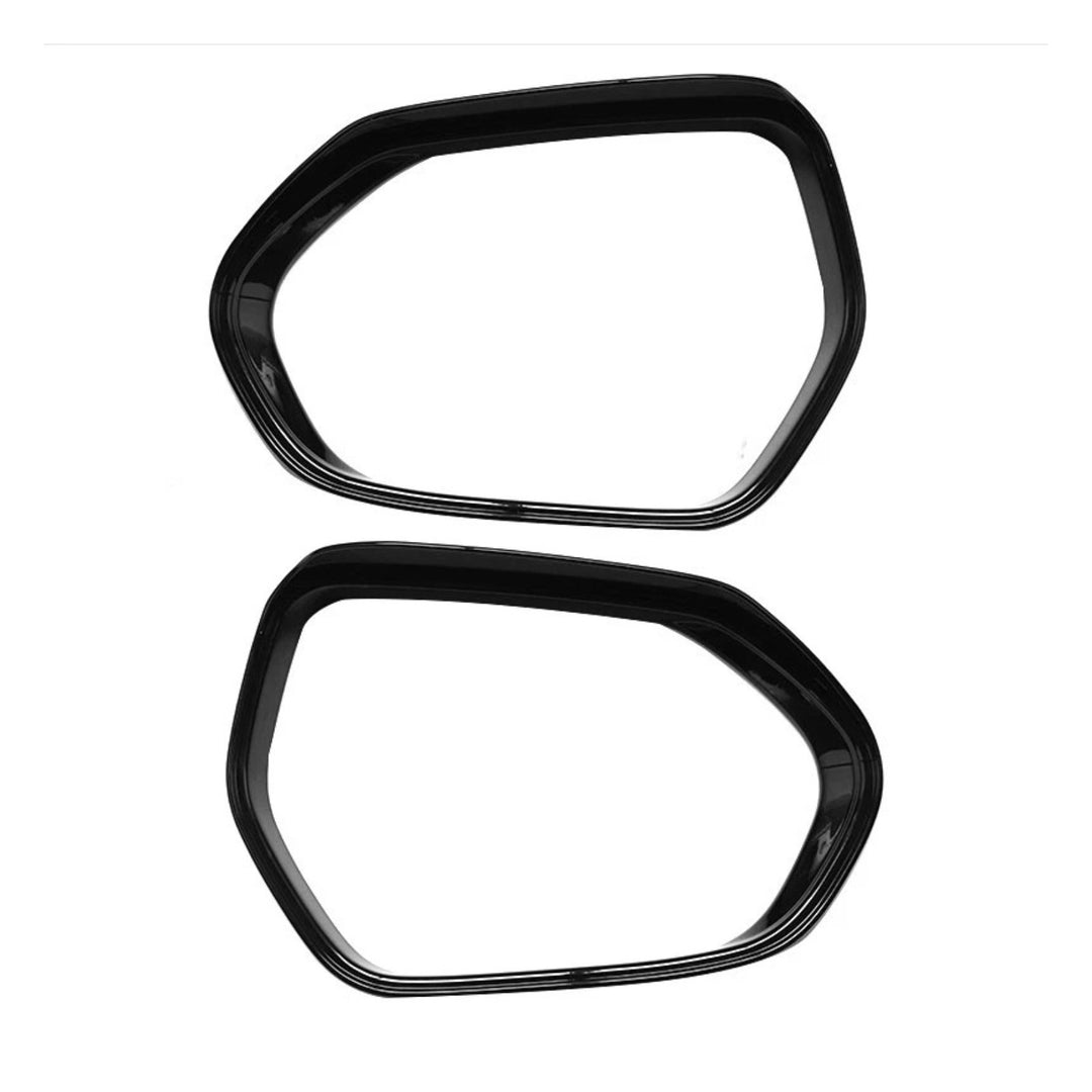 Side Mirror Rain Visor Pair Gloss Black for 2014-2024 Toyota 4Runner