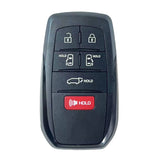 Toyota Sienna HYQ14FBX six-button smart remote detail 1
