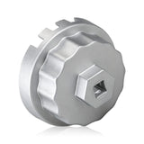 Silver 64mm 14 Flute Oil Filter Wrench Socket Tool for Toyota Lexus 2.5L-5.7L – product image