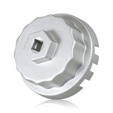 Silver 64mm Oil Filter Housing Socket Wrench Fit for Lexus RX350 Toyota Avalon – product image