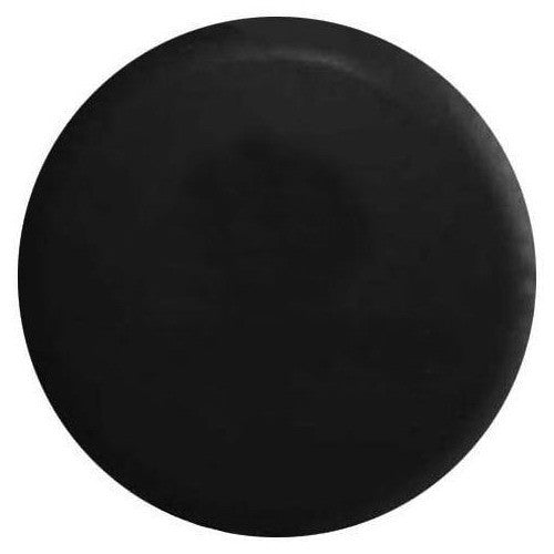 Plain Black Spare Tire Cover – Slip-On Soft Cover on white