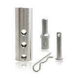 Stainless Steel Trailer Jack Electric Drill Adapter With 1/2 In Socket Bit – product image 2