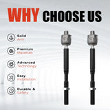 Steering Inner Tie Rod End Set 2Pcs for Toyota RAV4 2.5L 2019-2024 44250-0R012 – product image