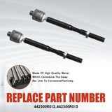 Steering Inner Tie Rod End Set 2Pcs for Toyota RAV4 2.5L 2019-2024 44250-0R012 – product image 2