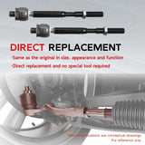 Steering Inner Tie Rod End Set 2Pcs for Toyota RAV4 2.5L 2019-2024 44250-0R012 – product image 5