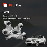Steering Knuckle w/ Bushings Rear Driver Side for Ford Explorer 2011-2019 AWD BB5Z5B759A – product image 3
