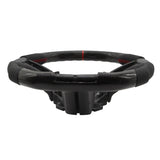 Steering Wheel Real Carbon Fiber For 2010-2014 Ford Mustang Flat Leather – product image 6