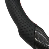 Steering Wheel Real Carbon Fiber For 2010-2014 Ford Mustang Flat Leather – product image 7