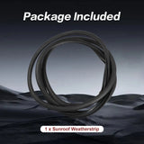 Sunroof Glass Seal Sliding Roof Weatherstrip Seal for 2007-2017 Toyota Camry 63251-0E010 – product image 3