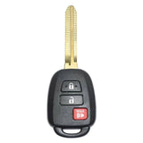 Toyota GQ4-52T H-chip remote head key pair, view 2