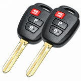 Toyota GQ4-52T H-chip remote head key pair, view 1