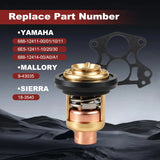 Thermostat 50℃ + Gasket for Yamaha Outboard 6E5-12411-30 688-12414-A1 688-12411-00 – product image 7