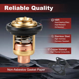 Thermostat 50℃ + Gasket for Yamaha Outboard 6E5-12411-30 688-12414-A1 688-12411-00 – product image 8