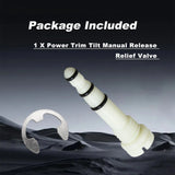 Tilt Trim Manual Relief Release Valve for Mercury Marine Trim Motors 893929A01 – product image 7