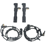 ABS Wheel Speed Sensor Set for 2007-2017 Jeep Wrangler JK 52060156AD 68003281AA