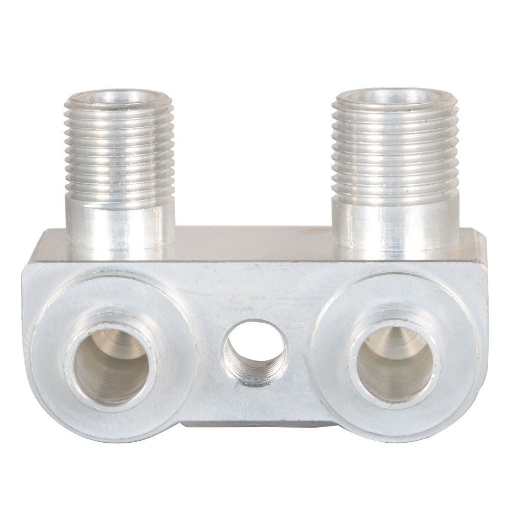 LS Swap Straight AC Compressor Adapter Fitting, CNC Machined