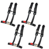 4-Point Seat Belt Harness 2 in Padded, 4 Pack, for Polaris RZR and UTVs