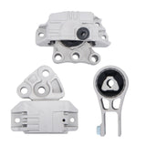 Engine and Transmission Mount Set for 2017-2021 Jeep Compass 2.4L Automatic, 3 Pieces