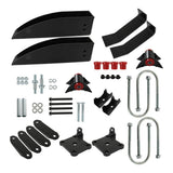 Rear Leaf Spring Relocation Pocket Kit with Axle Seats for 1955-1957 Chevrolet Bel Air 150 210
