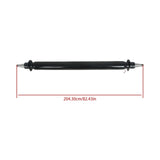 Trailer Axle Beam 10,000 lb, 73.5 in Hub Face, 5 in Round Tube