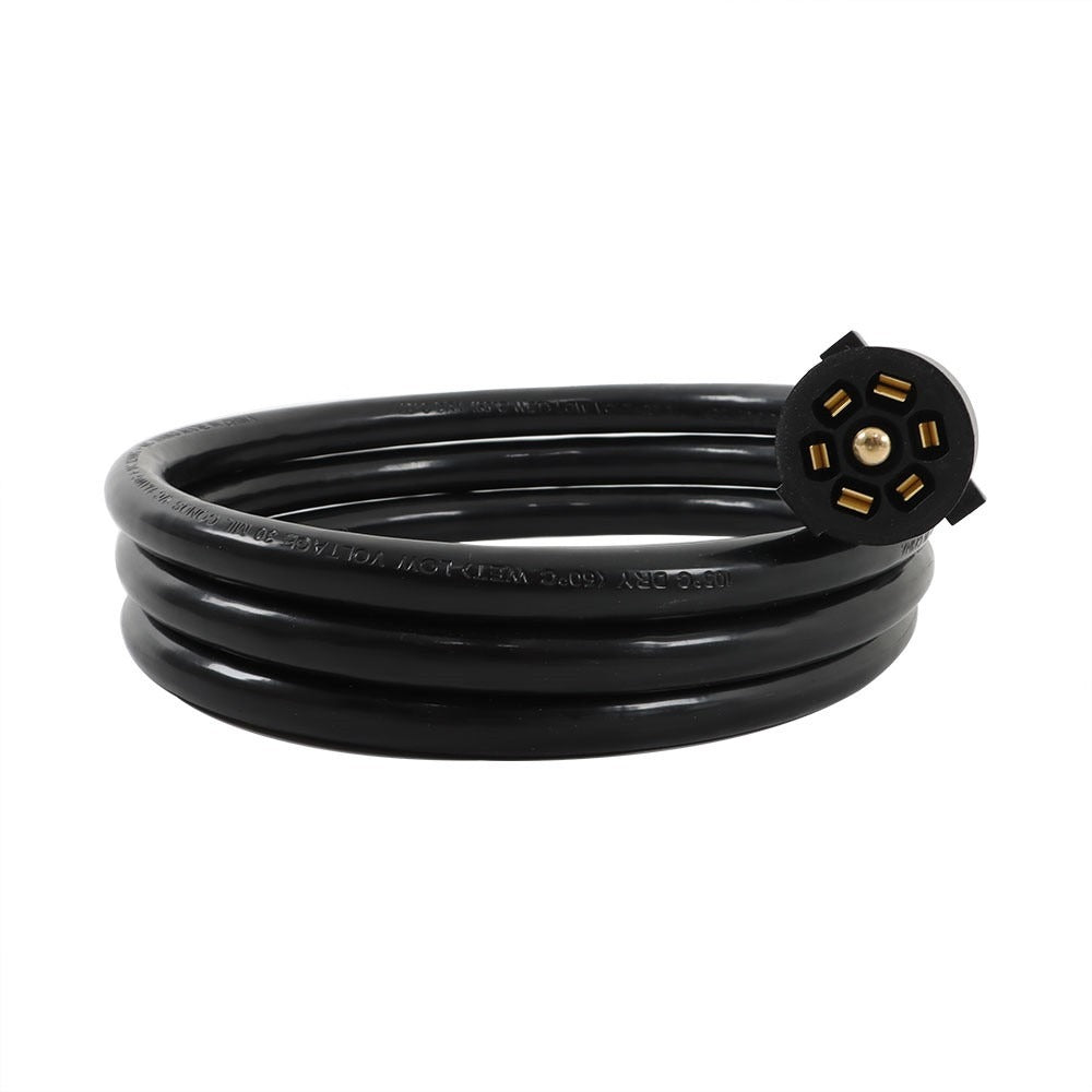 7-Way Trailer Plug Cable, 7 ft