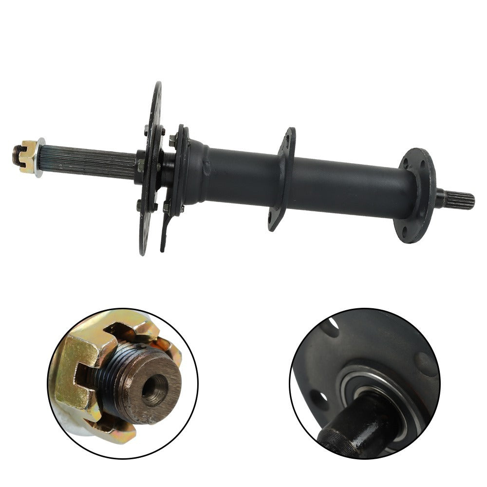 40 in Rear Axle Kit with 3-Stud Hubs for Electric Go-Karts