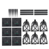 Solar Pathway Lights, 6 Pack, Warm White