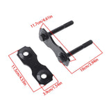 Front Leaf Spring Shackle Kit with Bushings for 1976-1986 Jeep CJ5 CJ7