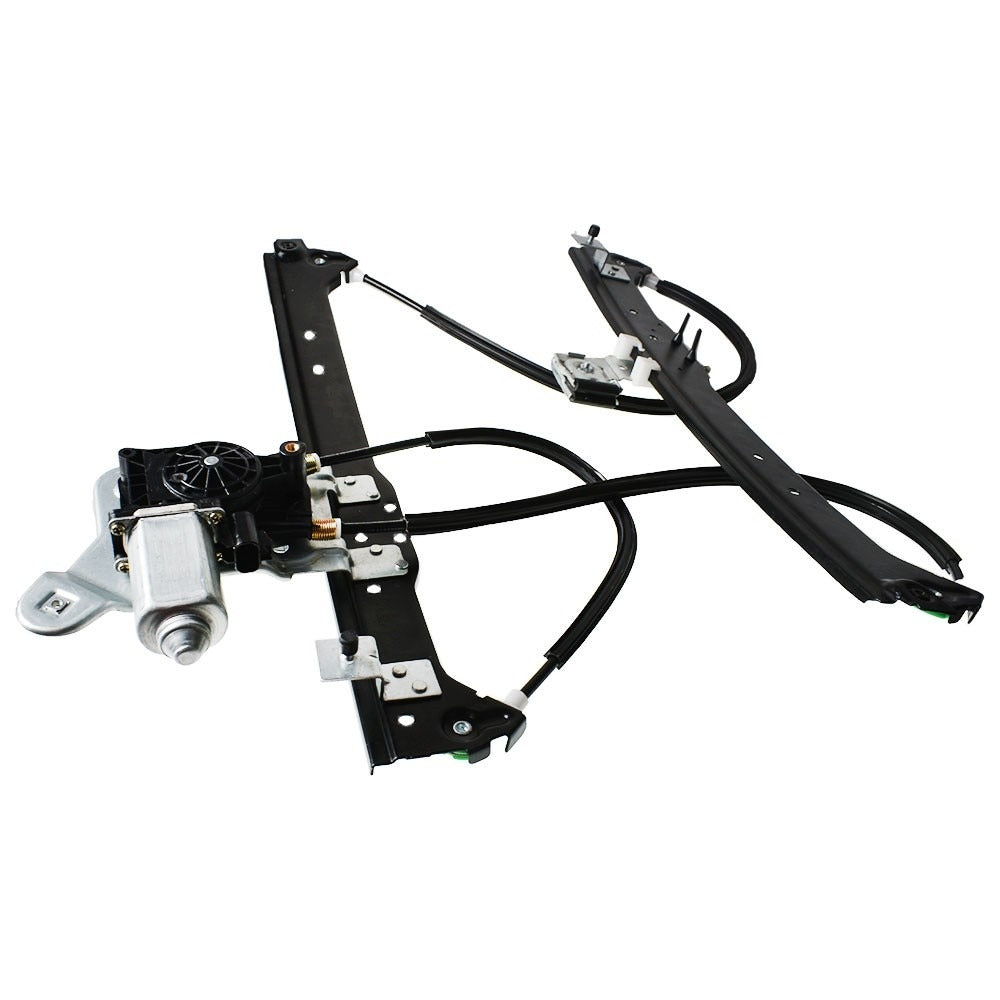 Rear Power Window Regulators with Motor for 2000-2007 Chevrolet Silverado GMC Sierra Avalanche Escalade EXT, Pair