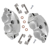 Front Brake Calipers with Brackets for 2005-2010 Jeep Grand Cherokee and 2006-2010 Commander, Pair