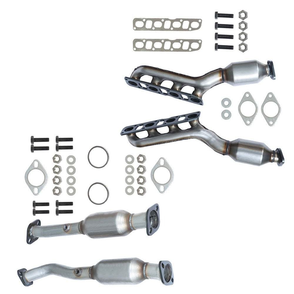Manifold Catalytic Converter Set for 2004-2015 Nissan Titan Armada and Infiniti QX56 5.6L, 4 Pieces