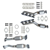 Manifold Catalytic Converter Set for 2004-2015 Nissan Titan Armada and Infiniti QX56 5.6L, 4 Pieces