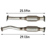Manifold Catalytic Converter Set for 2004-2015 Nissan Titan Armada and Infiniti QX56 5.6L, 4 Pieces