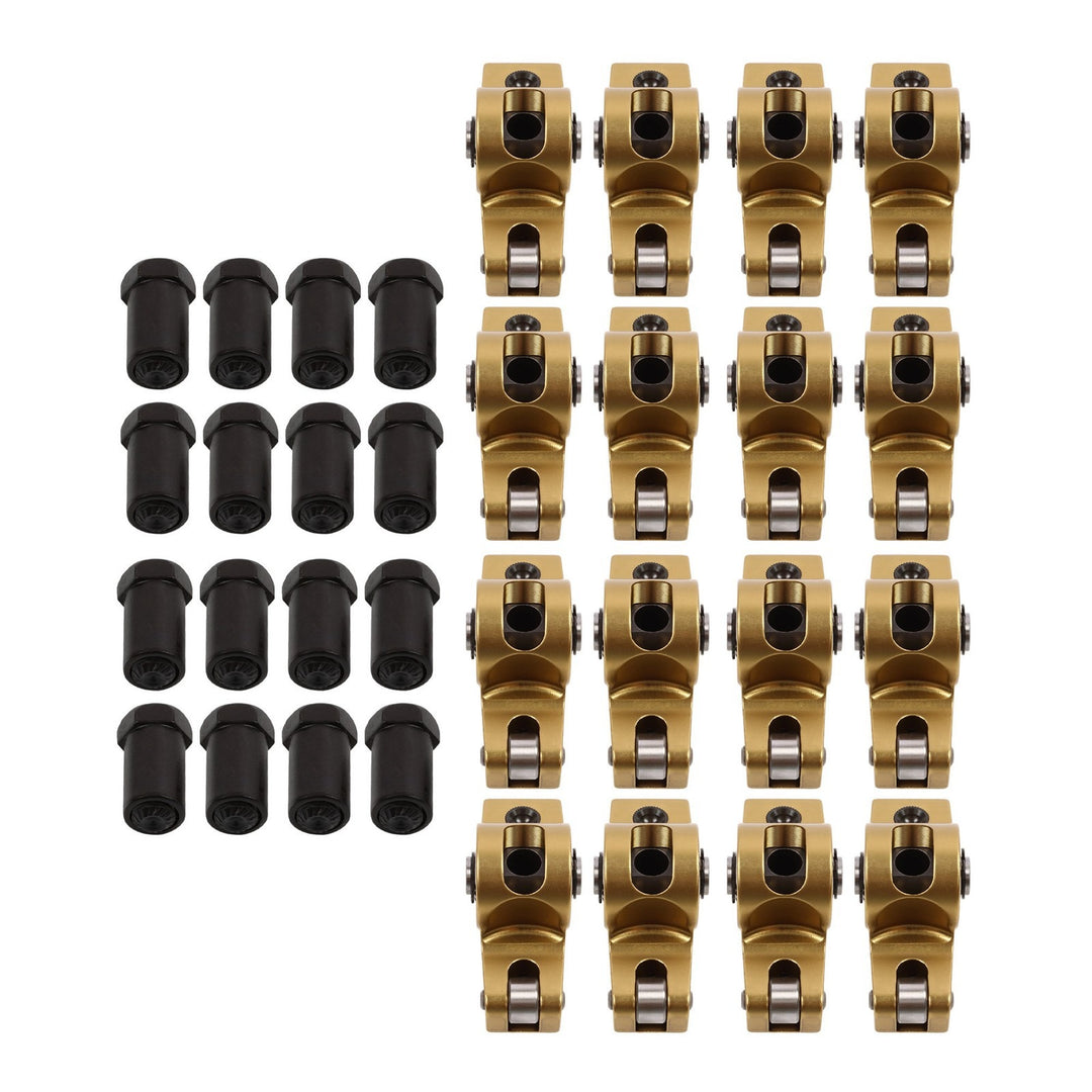 Aluminum Roller Rocker Arms for Big Block Chevy 396 427 454, 1.7 Ratio 7/16 in Stud