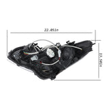 Right HID Headlight for 2010-2013 Infiniti G37 2011-2012 G25 and 2015 Q40 Sedan IN2503140
