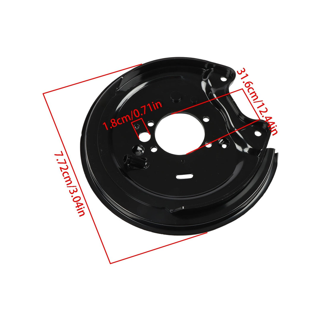 Rear Brake Backing Plates for 2006-2007 Subaru Impreza 26704FE080 26704FE090, Pair