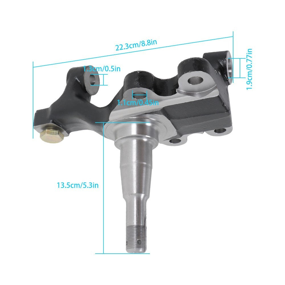 2 in Front Drop Spindles for Chevrolet Chevelle El Camino Malibu Monte Carlo Camaro and Nova, Pair
